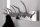 Portemanteau mural aspect bois de cerf aluminium 50 cm en argent