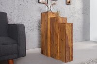Table dappoint Sheesham fait main en nature