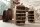 Armoire à vin en bois massif Pin artisanal 55 cm Tonneau à vin