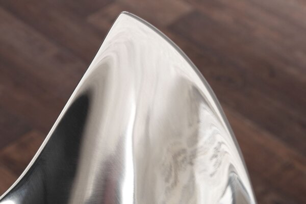 Coupe à fruits en aluminium 35 cm en argent