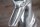 Statue Déco Lévrier Aluminium 25x40 cm en argent