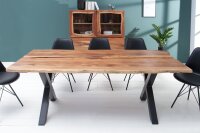 Table de salle à manger en bois dacacia...