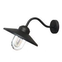 Applique extérieure acier inoxydable noir IP44...