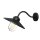 Applique ext&eacute;rieure acier inoxydable noir IP44 Maritim KARISE