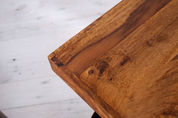Table dappoint en bois de sheesham 45x30 cm en naturel