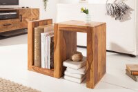Table dappoint en bois de Sheesham fait main 45x30 cm en...