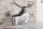 Statue aluminium 16x55 cm en argent