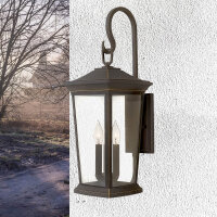 Lanterne extérieure en bronze rustique IP44 Porte...