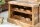 Table basse Mango bois métal fait main 100x50 cm en naturel
