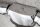 Sculpture murale aluminium 100 cm en argent Tête de taureau
