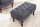 Tabouret Microfibre Bois 80x45 cm en gris antique