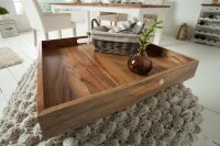 Plateau décoratif en bois dacacia 40x40 cm en naturel