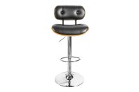 Tabouret de bar simili-cuir plaqué bois...