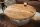 Table basse mangue bois métal Ø 68 cm en naturel argenté