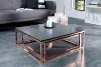 Table basse MDF métal set de 2 pièces en...