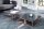 Table basse MDF métal set de 2 pièces en anthracite cuivre