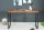 Bureau bois de sheesham métal 118x60 cm en noir naturel