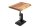 Table dappoint en bois dacacia métal 43x180 cm en noir naturel