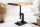 Table dappoint en bois dacacia métal 43x180 cm en noir naturel