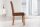 Chaise de salle à manger Microfibre bois 40 cm en marron café clair