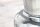 Vase en métal Ø 35 cm H : 60 cm en argent