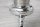 Vase en métal Ø 35 cm H : 60 cm en argent