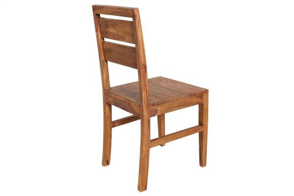 Chaise de salle à manger Sheesham fait main 45 cm en naturel