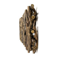 Sculpture murale en bois flotté artisanale 90 cm...