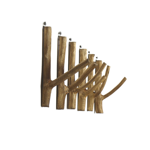 Portemanteau mural bois flotté 80 cm en nature fait main