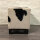 Tabouret peau de vache métal fait main 44x45 cm en noir blanc