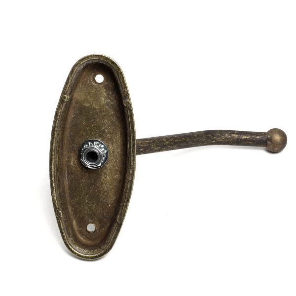 Étagère à serviettes en laiton véritable 5 cm en bronze antique