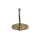 Étagère à serviettes en laiton véritable 5 cm en bronze antique
