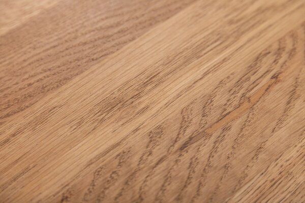 Table basse bois (chêne) métal en noir naturel 100x55 cm
