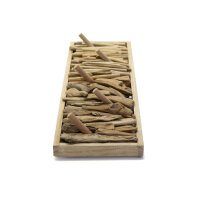 Portemanteau mural en bois flotté fait main 60 cm...