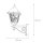 Lampe de cour noire avec détecteur de mouvement IP43 LEADWORTH
