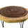 Table basse Rondelle darbre Bois dacacia Métal Travail manuel