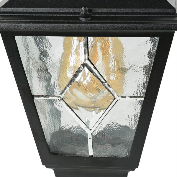 Lanterne dextérieur Noir Rustique IP43 Porte dentrée Cour
