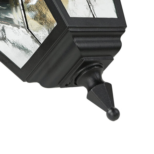 Lanterne dextérieur Noir Rustique IP43 Porte dentrée Cour