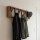 Portemanteau mural en bois flotté 36 cm en nature fait main