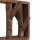 Portemanteau mural en bois flotté 36 cm en nature fait main