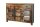 Buffet en bois 125 x 90 cm Tiroirs Portes Coloré Artisanat