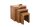 Set de 3 tables dappoint en bois de sheesham naturel rectangulaire