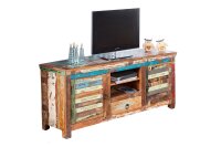 TV Lowboard bois 150 cm de large Coloré Artisanat...