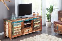 TV Lowboard bois 150 cm de large Coloré Artisanat...