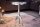 Table dappoint en aluminium argenté 35 x 35 cm