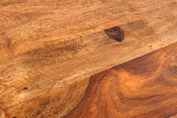 Table dappoint en bois de sheesham naturel 45 x 35 cm