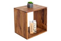 Table dappoint en bois de sheesham naturel 45 x 35 cm