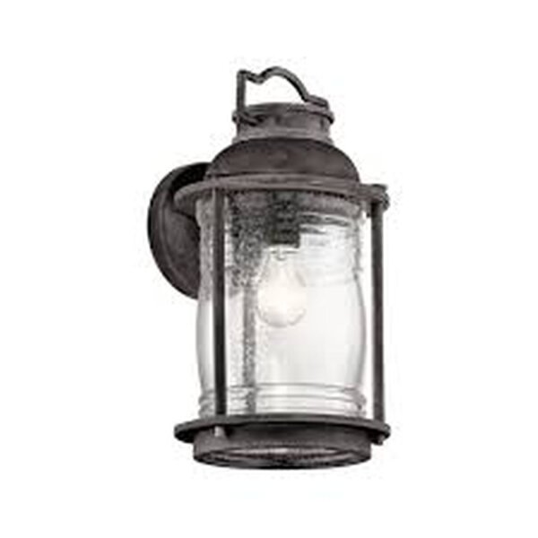 Applique extérieure verre acier porte dentrée IP44
