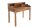 Bureau avec tiroir en bois de sheesham naturel 115x55 cm