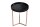 Table dappoint bois métal Ø 40 cm ronde avec plateau